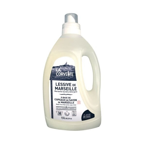 LA CORVETTE - Lessive de savon de marseille ecocert 1.5l