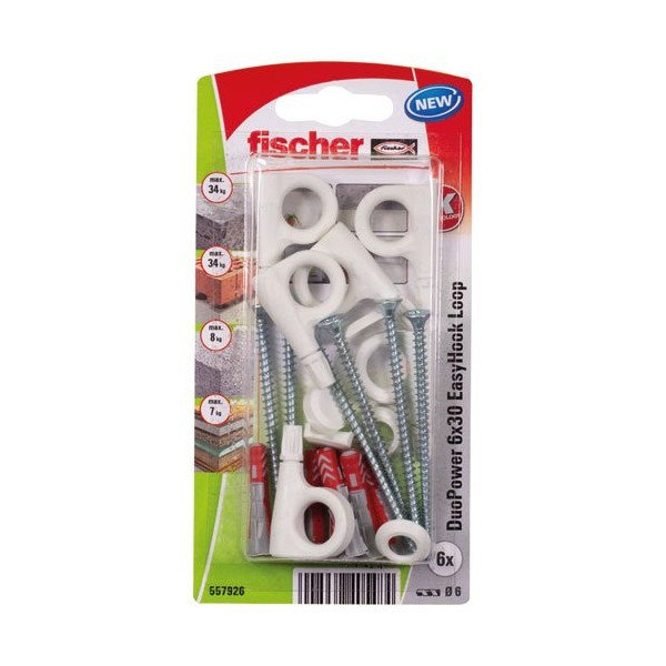 FISCHER - Piton 6x30 easyhook6 /k nv