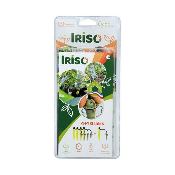 GUILLOUARD - Lot de 4 goutteurs sur pied + 1 Offert - Iriso