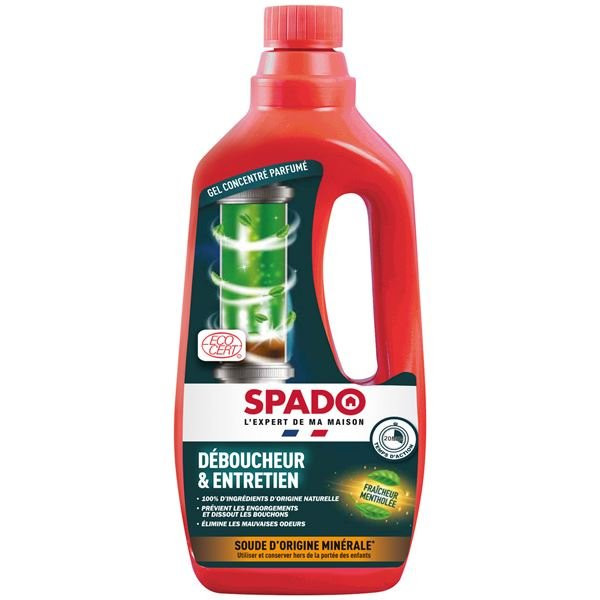 SPADO - Spado entretien canalisations déboucheur 3en1 1l