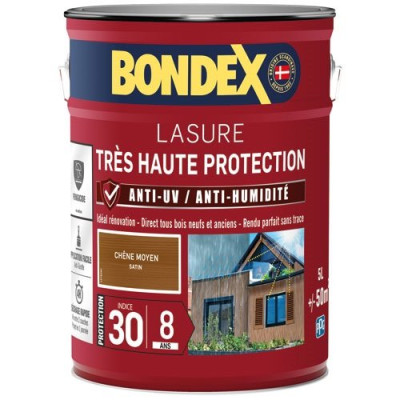 Lasure 8ans Très Haute Protection Satiné Bidon 5L