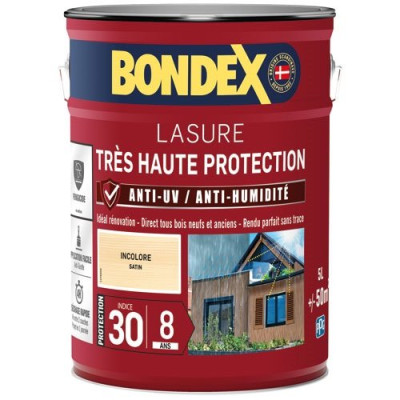 Lasure 8ans Très Haute Protection Satiné Bidon 5L