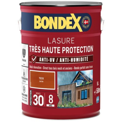 Lasure 8ans Très Haute Protection Satiné Bidon 5L