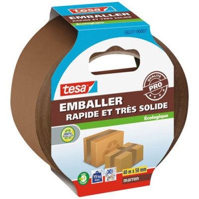 EMBALLER FERMER CARTON BRUN 40MX50MM (Vendu par 1)