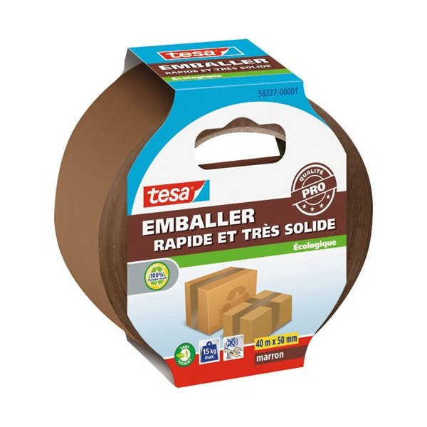 TESA - Premium écologo emballer fermer carton brun 40mx50mm