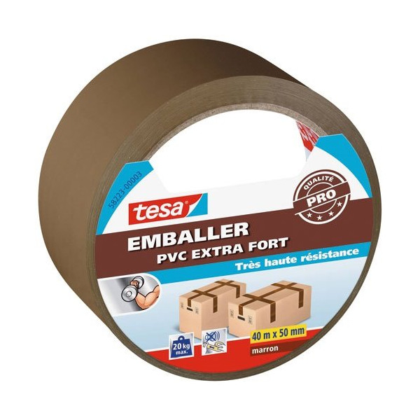 TESA - emballage PVC extra fort marron 40mx50mm