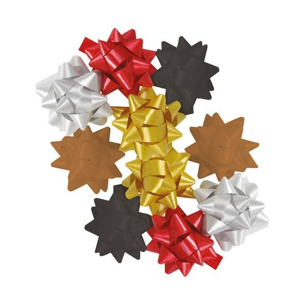 PAPETERIE DU POITOU - Etoiles satinees x10 en sachet