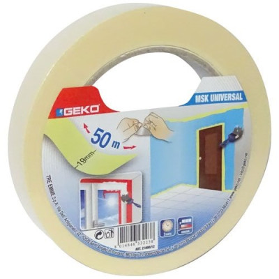 ADHESIF DE MASQUAGE UNIVERSEL 19MMX50M (Vendu par 1)