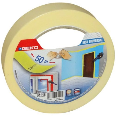 ADHESIF DE MASQUAGE UNIVERSEL 25MMX50M (Vendu par 1)