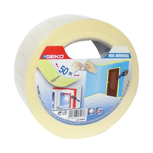 GEKO - Adhésif de masquage universel 50mmx50m