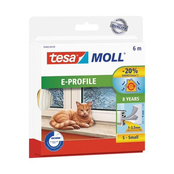 TESA - Bourrelet caout.6x9mm e blanc