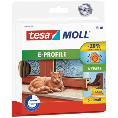 Calfeutrer - Joint Portes et Fenêtres Espaces Faibles Brun 6mx9mmx4mm