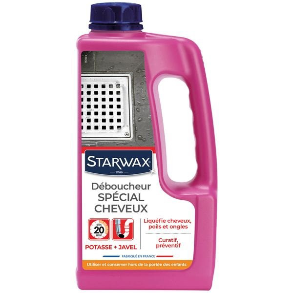 STARWAX - Déboucheur Canalisations Spécial Cheveux 900ml - Starwax