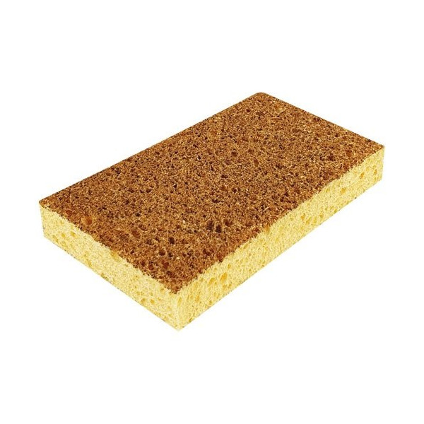 TAMPEL - Eponge végétale sur récurant naturel scrub lotx2