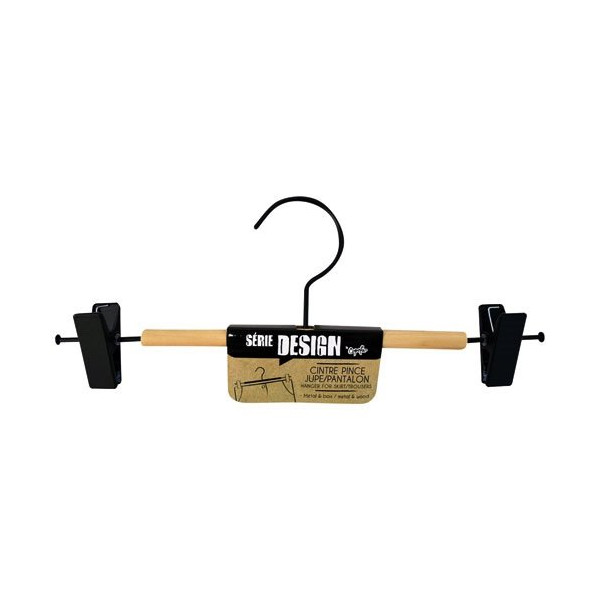 COPEFA - Cintre pince jupe/pantalon metal et bois