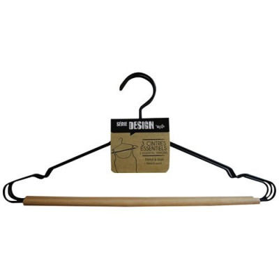 Cintre Métal et Bois x3