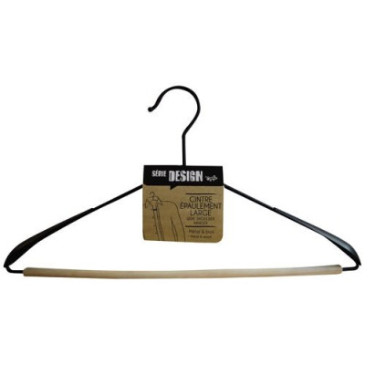 Cintre Epaulement Large Métal et Bois