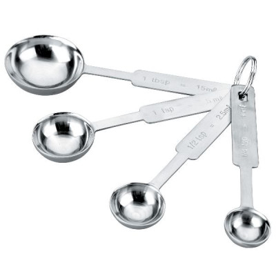 CUILLERES DOSEUSES JEU DE 4 INOX