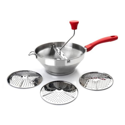 PRESSE PUREE INOX 24CM 3 DISQUES