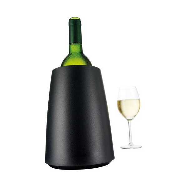VACUVIN - Seau rafraîchisseur à vin Noir - Elegant Cooler
