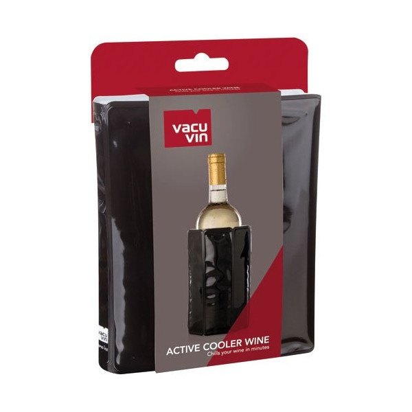 VACUVIN - Rafraîchisseur à vin Noir - Active Cooler Wine