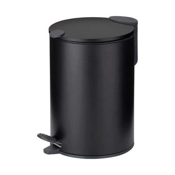 KELA - Poubelle 3 L Noire - Mats
