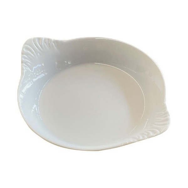 GIRARD - BLANC*PLAT ROND A OREILLES 12.5CMX155*6134