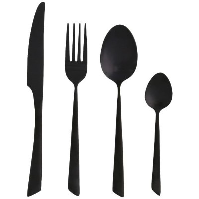 MENAGERE 16 PIECES DELTA BLACK FINISH (Vendu par 6)