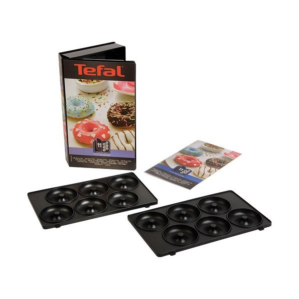 TEFAL - COFFRET SNACK COLLECTION.PLAQUES BEIGNETS(2)+1 LIVRE RECETTES