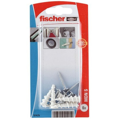 CHEVILLES PLAQUES VIS MDN S/6K