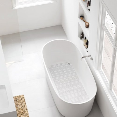 TAPIS BBAIGNOIRE CAOUTCHOUC 86X33CM (Vendu par 1)