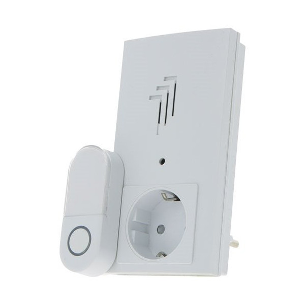 CEEZAM - Carillon sans fil set plug pass 38 mélodies 80DB 100M blanc