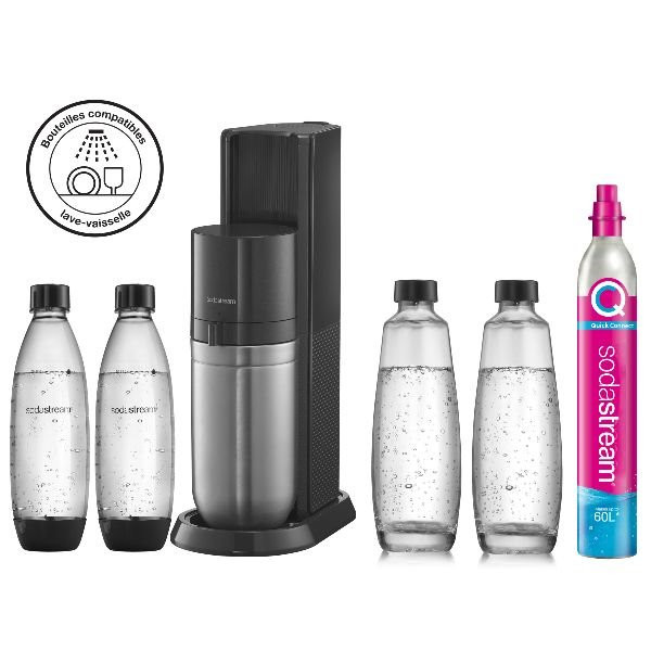 SODASTREAM - Machine à gazéifier Noire - Duo