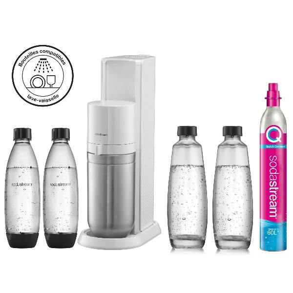 SODASTREAM - Machine à gazéifier Blanche - Duo