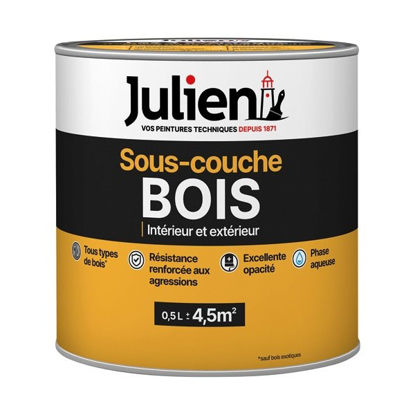 JULIEN - Julien s/couche bois intérieur extérieur 0.5l
