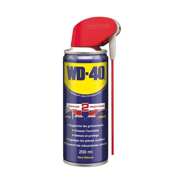WD 40 - Produit Multifonction WD-40 Spray Double Position 200 mL