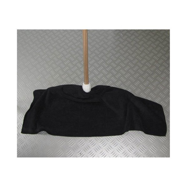 TISSAGES DE BEAULIEU - Serpilliere micro bouclette noir 40x85 s/carte