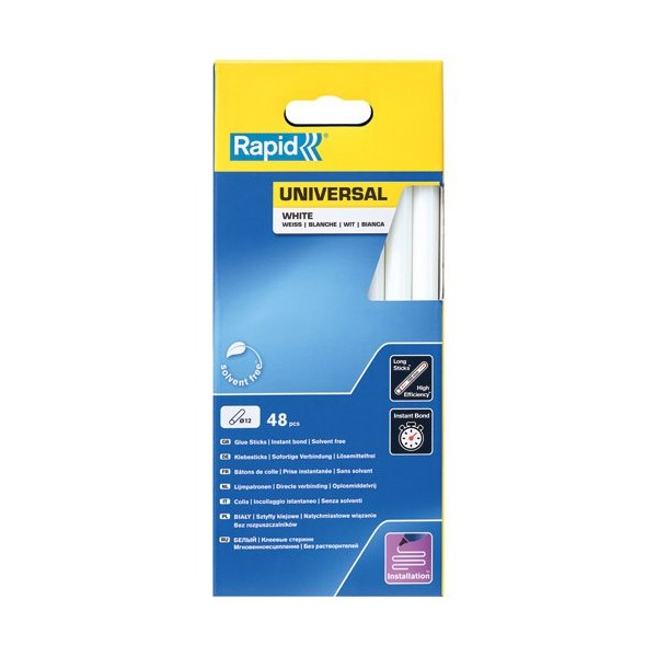 RAPID - Colle blanche Ø12mm x 48 sticks env. 880g
