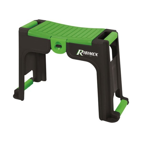 RIBIMEX - Tabouret de jardin avec rangement/agenouilloir