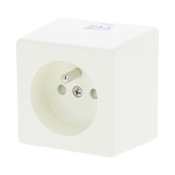 PROFILE  - ASL prise 2P+T  blanc crème