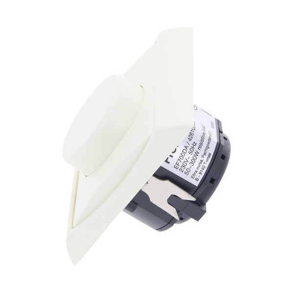 PROFILE  - Variateur eclairage 300w à encastrer blanc