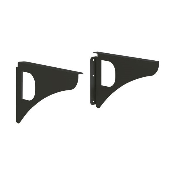 DECAYEUX - Equerres boite aux lettres design gris - Lot de 2