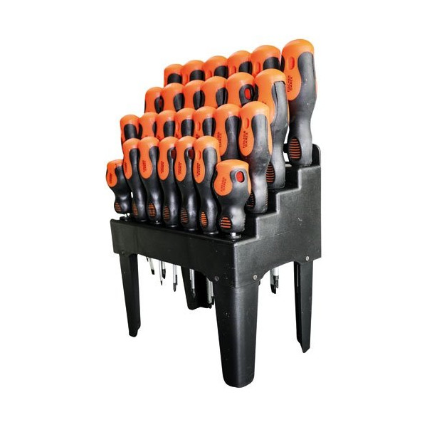 FISCHER DAREX - Tournevis lot de 26 avec râtelier de stockage