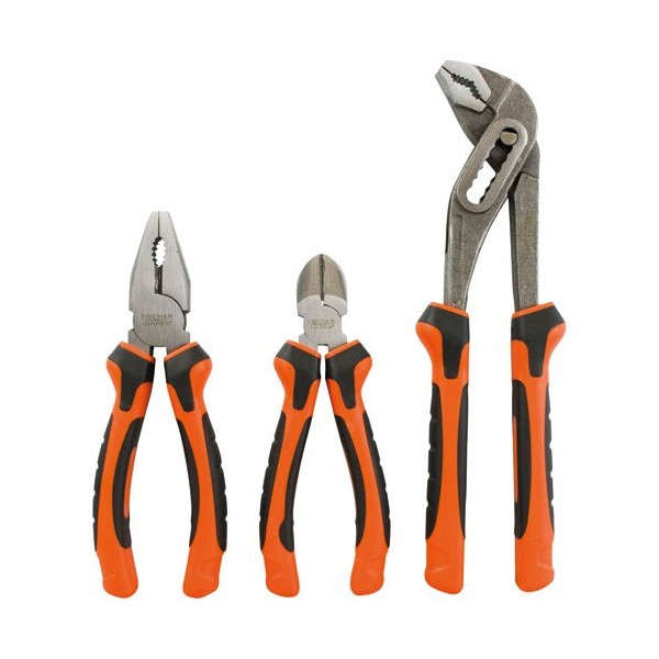 FISCHER DAREX - Jeu de 3 pinces 160mm 180mm 240mm
