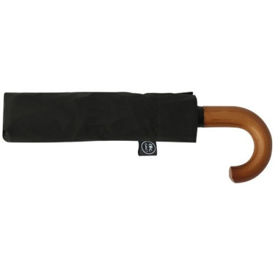 PARAPLUIE MINI AUTO NR POIG.COURB.BOIS