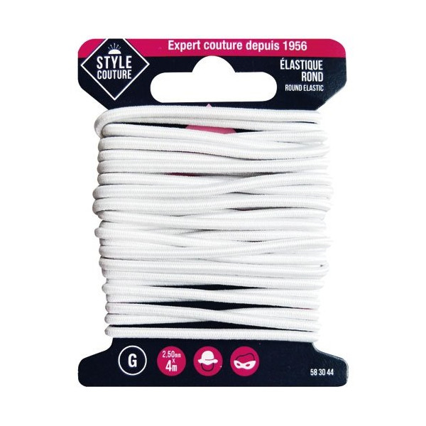 STYLE COUTURE - Elastique rond 2.5mm x 4m
