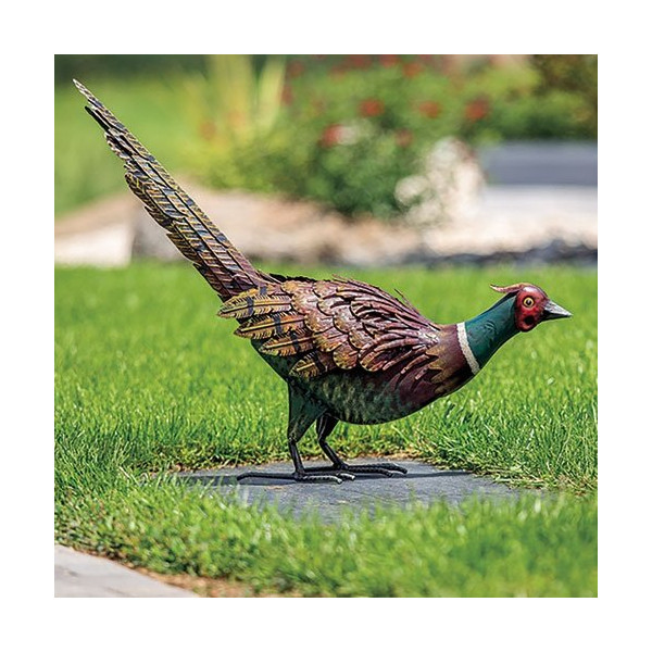 NORTENE - Faisan décoratif stylisé Feesy 54x15xh.46cm