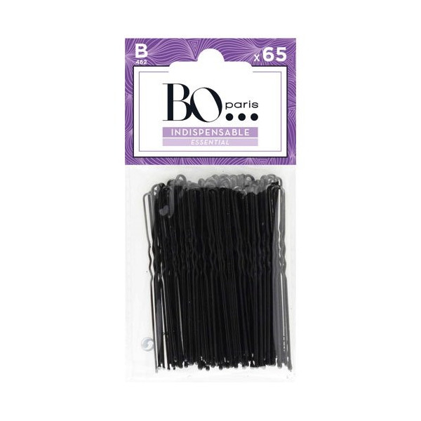 BO PARIS - Epingles chignon noires grand modèle