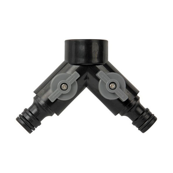 TECHN - Sélecteur 2 directions fileté femelle 20x27mm 2 connexions