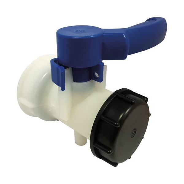 BOUTTE - Vanne plastique cuve 1000L Ø60